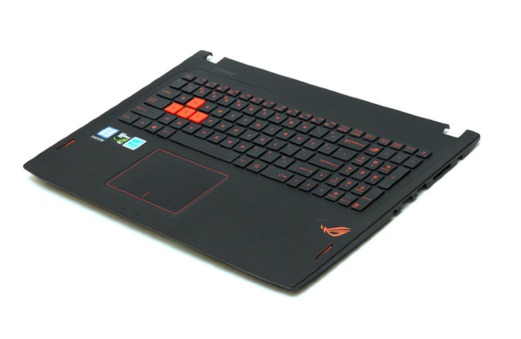 Клавиатура для ноутбука ASUS GL502V GL502VT 13NB0AP1AP0311  Купить оригинальную клавиатуру с корпусом палмрест для ноутбука Asus в интернете по самой низкой цене