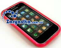 Гелиевый чехол для телефона Samsung I9003 Galaxy SL розовый