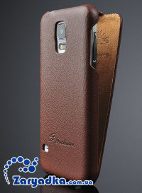 Роскошный кожаный премиум чехол флип для телефона Samsung Galaxy S5 G900FD, G900F, G900H Luxury