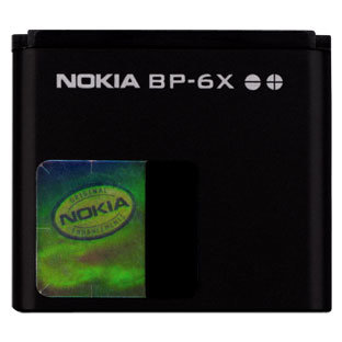Оригинальный аккумулятор Nokia BP-6X для телефонов Nokia 8800 Sirocco Edition Оригинальный аккумулятор Nokia BP-6X для телефонов Nokia 8800 Sirokko Edition.