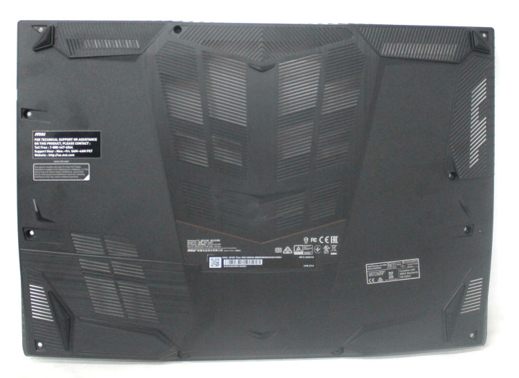 Корпус для ноутбука MSI GF65 THIN 9SD-656 MS-16W1 307-6W1D213-TA2 нижняя часть Купить низ корпуса для MSI gf65 в интернете по выгодной цене