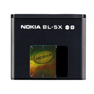Оригинальный аккумулятор Nokia BL-5X для телефонов Nokia 8800 

Оригинальный аккумулятор Nokia BL-5X для телефонов Nokia 8800.

