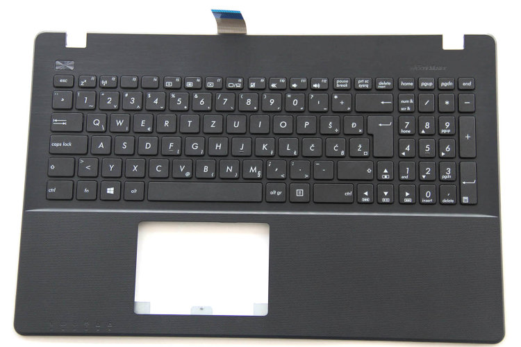 Клавиатура с корпусом для ноутбука Asus F550C F550L F552C K550C Купить клавиатуру с частью корпуса для ноутука Asus F550 в интернете по самой выгодной цене