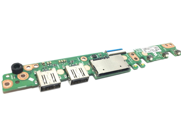 Модуль USB с кард ридером для ноутбука ASUS Q405U Q405UA 60NB0G60-IO1010-200 Купить плату включения с портами USB для Asus Q405 в интернете по выгодной цене