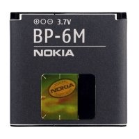 Оригинальный аккумулятор Nokia BP-6M для телефонов Nokia N77 N73 N73 Music Edition 6288 6233 6151