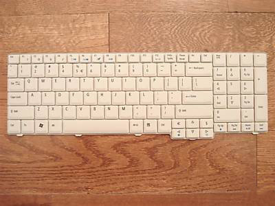 Клавиатура для ноутбука Acer Aspire 7220, 7320, 7520, 7520G белая Клавиатура для ноутбука Acer Aspire 7220, 7320, 7520, 7520G белая