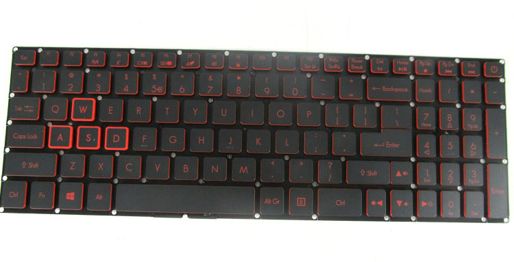 Клавиатура для ноутбука Acer Nitro 5 AN515-41 AN515-42 AN515-51 AN515-52 Backlit Купить клавиатуру Acer AN515 в интернете по выгодной цене