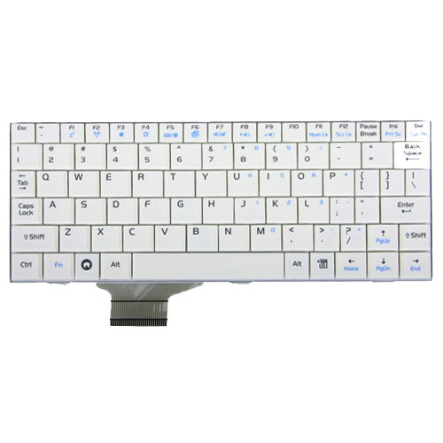 Клавиатура для ноутбука ASUS EEE PC EEEPC 700, 701, 900, 901 черная/белая Клавиатура для ноутбука ASUS EEE PC EEEPC 700, 701, 900, 901 черная/белая