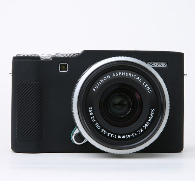 Силиконовый чехол для камеры Fujifilm XA7 Fuji XA-7 Купить защитный чехол для фотоаппарата Fuji XA7 в интернете по выгодной цене