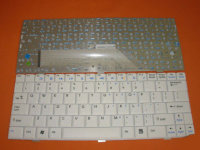 Оригинальная клавиатура для ноутбука MSI Wind U90 U100 U110 U120 белая