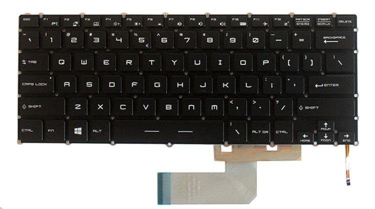 Клавиатура для ноутбука MSI GS32 GS30 GS43 GS40 GS43VR MS-14A1 MS-14A3  Купить клавиатуру для MSI gs43 в интернете по выгодной цене