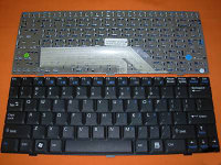 Оригинальная клавиатура для ноутбука MSI Wind U100 черная