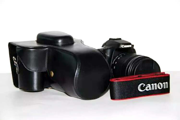 Кожаный чехол для камеры Canon EOS 90D Купить чехол для Canon 90 D в интернете по выгодной цене