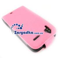 Оригинальный кожаный чехол для телефона HTC Sensation 4G розовый