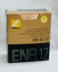 Оригинальный аккумулятор для камеры Nikon EN-EL12