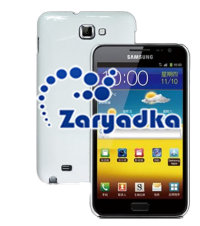 Пластиковый чехол для телефона Samsung Galaxy Note GT-N7000 i9220 белый черный