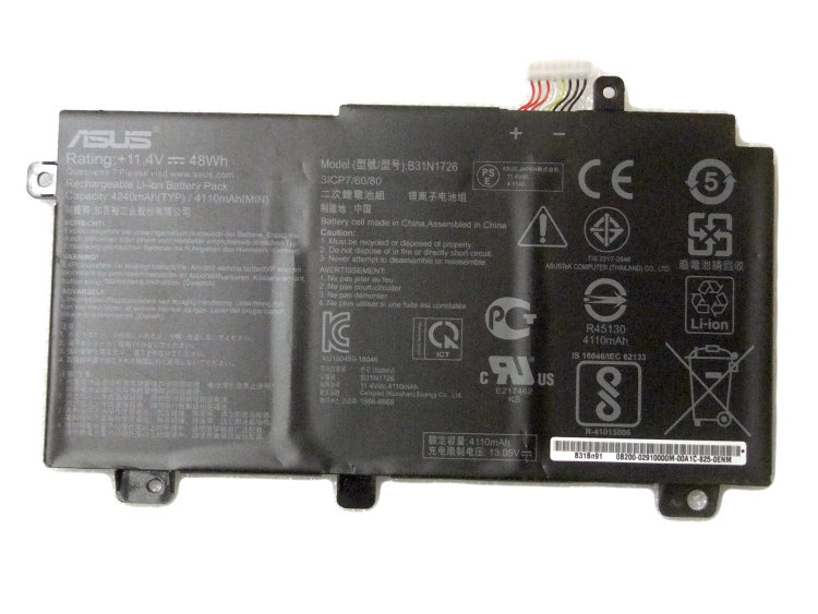 Оригинальный аккумулятор для ноутбука Asus FX504 FX504GD FX504GE B31N1726  Купить батарею для ноутбука Asus FX504 в интернет по выгодной цене