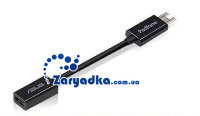 Адаптер коннектор USB в microUSB для телефона Asus PadFone 2 A68