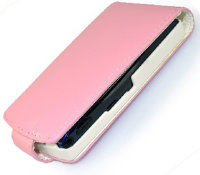 Оригинальный кожаный чехол для телефона  Sony Ericsson Vivaz U5 розовый