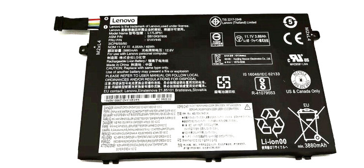 Оригинальный аккумулятор для ноутбука Lenovo ThinkPad E480 E490 E590 E585 E595 E14 E15 L17M3P52 Купить батарею для Lenovo E480 в интернете по выгодной цене