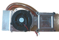 Оригинальный кулер вентилятор охлаждения процессора HP/Compaq Evo N610c N620c  303103-001 + теплоотвод