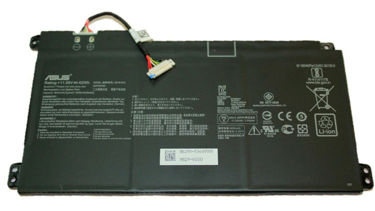 Оригинальный аккумулятор для ноутбука Asus E410M E410MA B31N1912 Купить батарею для Asus E410 в интернете по выгодной цене