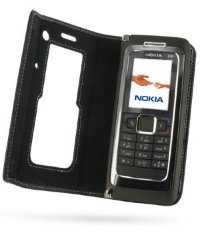 Кожаный чехол Nokia E90 книга