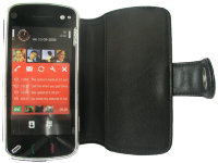 Оригинальный кожаный чехол для телефона Nokia N97 Side Open