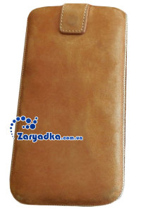Оригинальный кожаный чехол кейс премиум класса для телефона Alcatel One Touch Pop S7