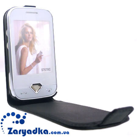 Кожаный чехол Samsung S7070 Diva Кожаный чехол для телефона Samsung S7070 Diva