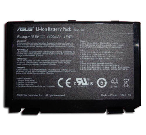 Оригинальный аккумулятор для ноутбука  ASUS F52 K50 K60 K61 K70 P50 A32-F52 Оригинальная батарея для ноутбука ASUS F52 K50 K60 K61 K70 P50 A32-F52