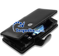 Премиум кожаный чехол для телефона  Sony Xperia P LT22i бук