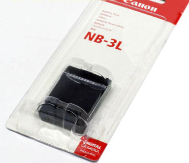 Оригинальный аккумулятор для камеры  Canon NB-3L NB3L Оригинальная genuine батарея для камеры  Canon NB-3L NB3L