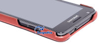Кожаный чехол для телефона Samsung Galaxy S II S2 i9100 коричневый