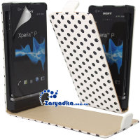 Оригинальный кожаный чехол для телефона Sony Ericsson Xperia P Lt22i