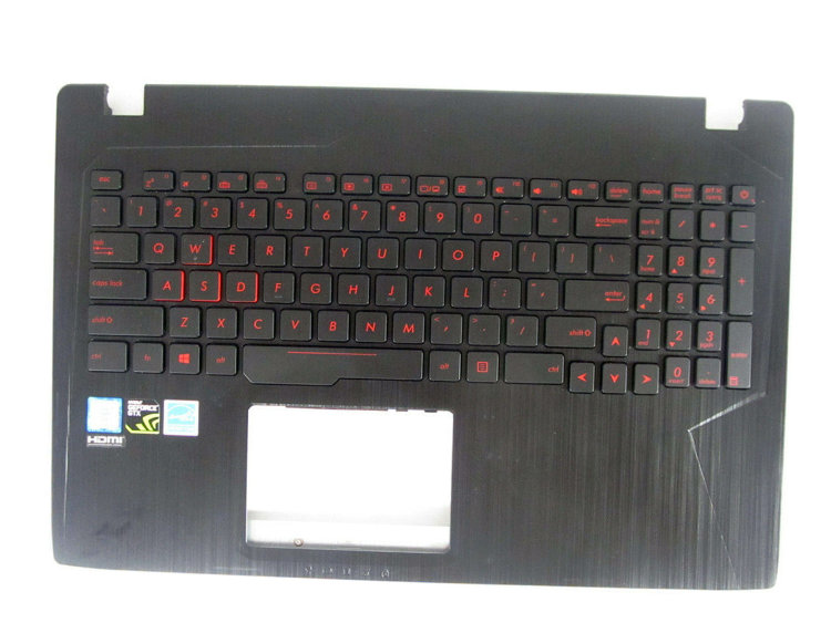 Клавиатура для ноутбука Asus FX53 FX53VD FX553 FX553V FX553VD Купить корпус с клавиатурой для Asus FX53 в интернете по выгодной цене