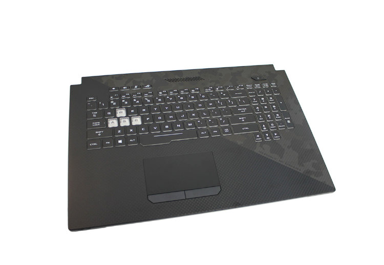 Клавиатура для ноутбука ASUS GL704GM GL704G GL704 13NR00N0AP0201  Купить клавиатуру с корпусом для Asus GL704 в интернете по выгодной цене