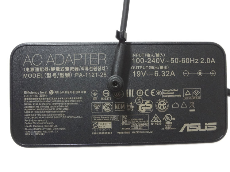 Блок питания для ноутбука Asus NX500JK ADP-120RH Купить оригинальное зарядное устройство для ноутбука ASUS ADP-120RH в интернете по самой низкой цене