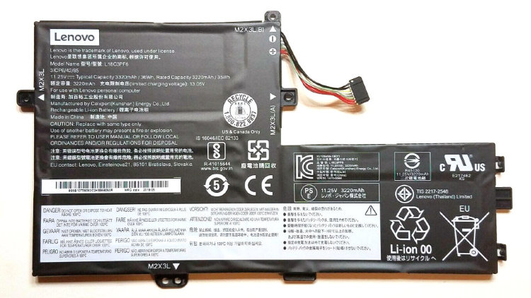 Оригинальный аккумулятор для ноутбука Lenovo IdeaPad S340-14IWL S340-15API L18L3PF3 L18L3PF2 Купить батарею для Lenovo S340 в интернете по выгодной цене