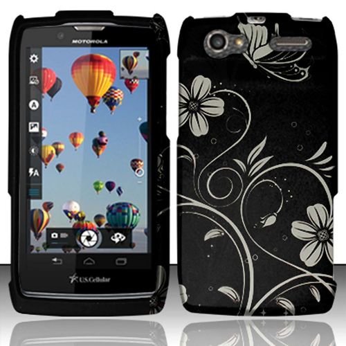 Чехол для телефона Motorola Electrify 2 XT881 темные цветы Элегантная модель