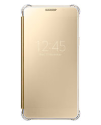 Оригинальный премиум чехол для Samsung Galaxy A5 (2016) Clear View Gold EF-ZA510CFEGWW