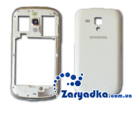 Оригинальный корпус для телефона Samsung Galaxy S Duos S7562 черный белый