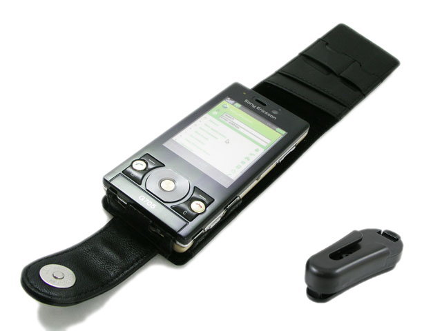 Оригинальный кожаный чехол для телефона Sony Ericsson G705 Flip Top Оригинальный кожаный чехол для телефона Sony Ericsson G705 Flip Top.