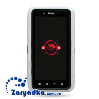 Оригинальный силиконовый чехол для телефона Motorola Droid Bionic Targa XT875 черный/белый