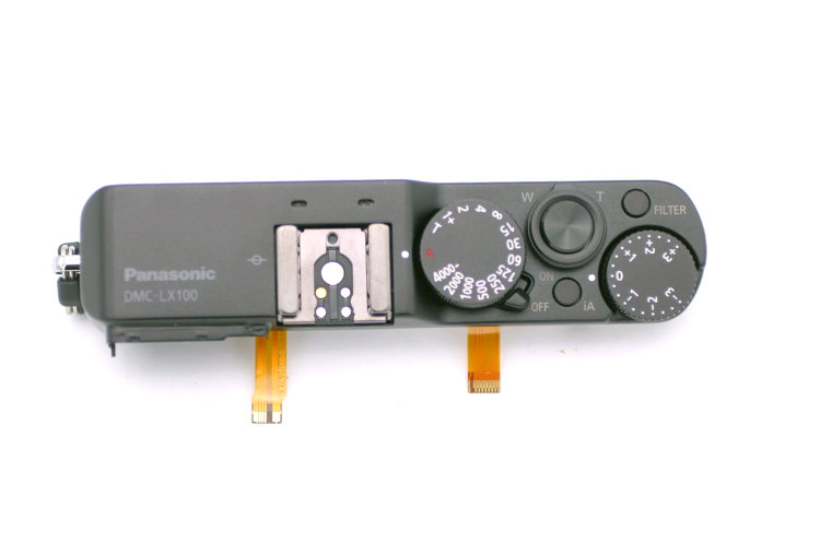 Корпус с кнопками управления для камеры Panasonic Lumix DMC-LX100 Купить верхнюю часть корпуса для фотоаппарата Panasnic LX100 в интернете по выгодной цене