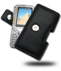 Оригинальный кожаный чехол для телефона LG KG820 Side Open