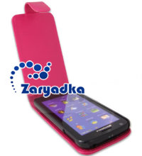 Оригинальный кожаный чехол для телефона Motorola Atrix 4G MB860 розовый флип