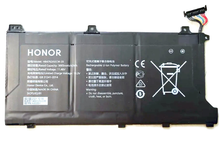 Оригинальный аккумулятор для ноутбука honor magicbook x15 HB4792Z9ECW-31 Купить батарею для Honor magicbook x 15 в интернете по выгодной цене