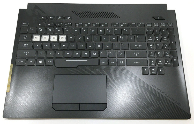 Клавиатура для ноутбука ASUS ROG Hero II GL504G GL504GM 90NR00K2-R31US0  Купить корпус с клавиатурой для Asus GL504 в интернете по выгодной цене