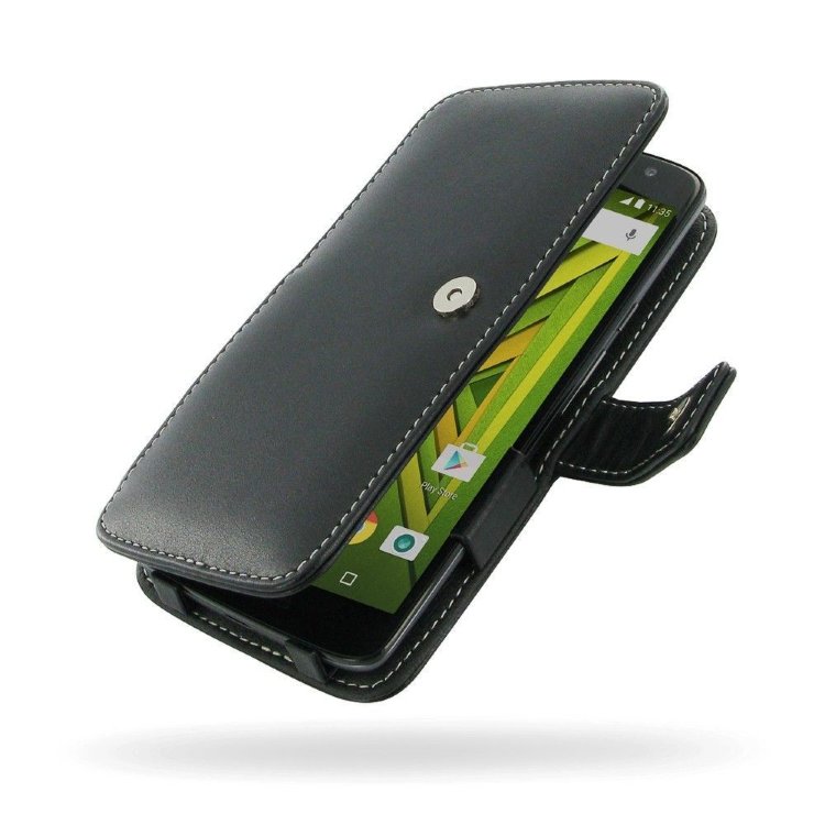 Премиум кожаный чехол Motorola Moto X Play Купить чехол книгу из натуральной кожи для Moto X Play в интернет магазине